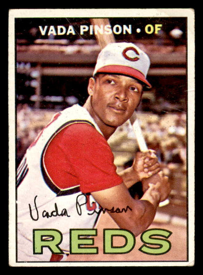 1967 Topps Baseball #550 Vada Pinson Reds VG-EX 565999