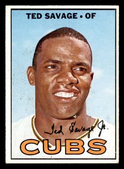 1967 Topps Baseball #552 Ted Savage Cubs NR-MT 566004
