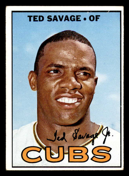 1967 Topps Baseball #552 Ted Savage Cubs VG-EX 566005