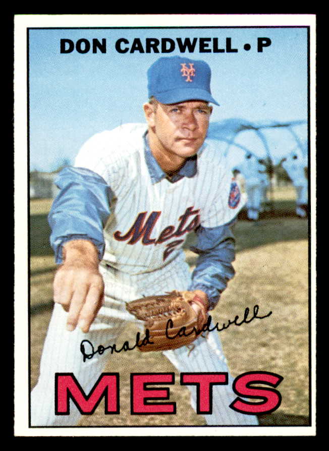 1967 Topps Baseball #555 Don Cardwell Mets NR-MT 566012