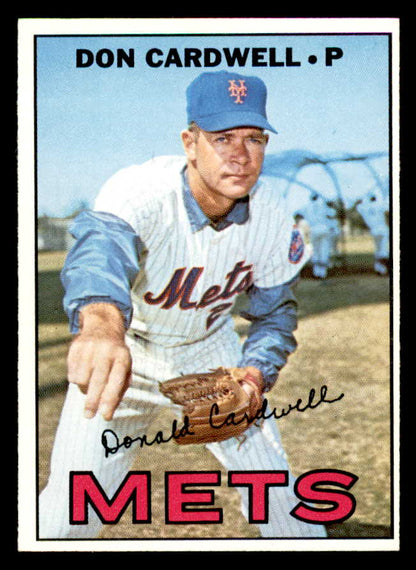 1967 Topps Baseball #555 Don Cardwell Mets NR-MT 566012