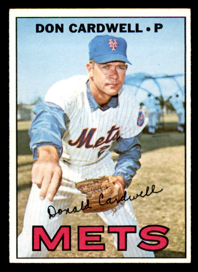 1967 Topps Baseball #555 Don Cardwell Mets NR-MT 566013