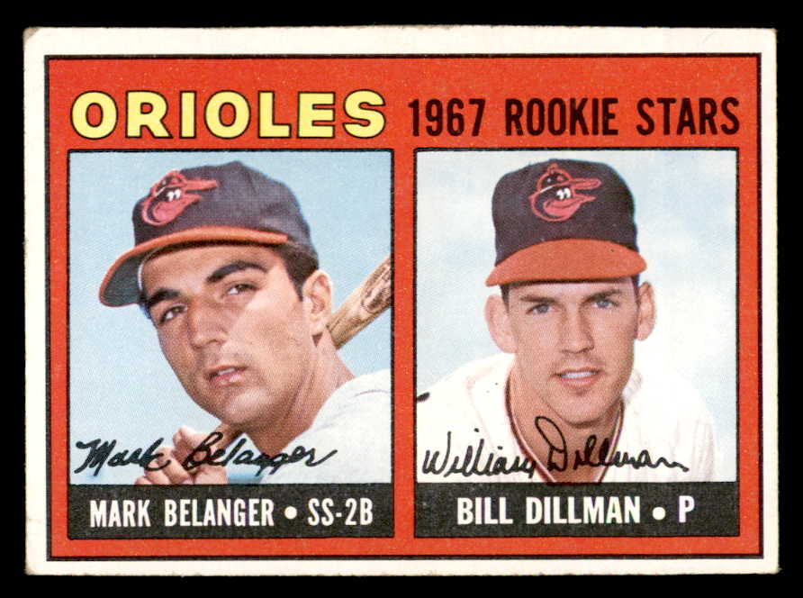1967 Topps Baseball #558 Mark Belanger Orioles EX 566022