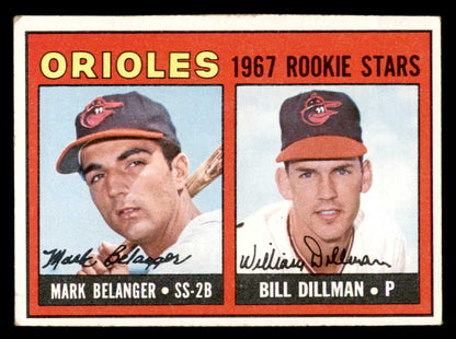 1967 Topps Baseball #558 Mark Belanger Orioles EX 566022
