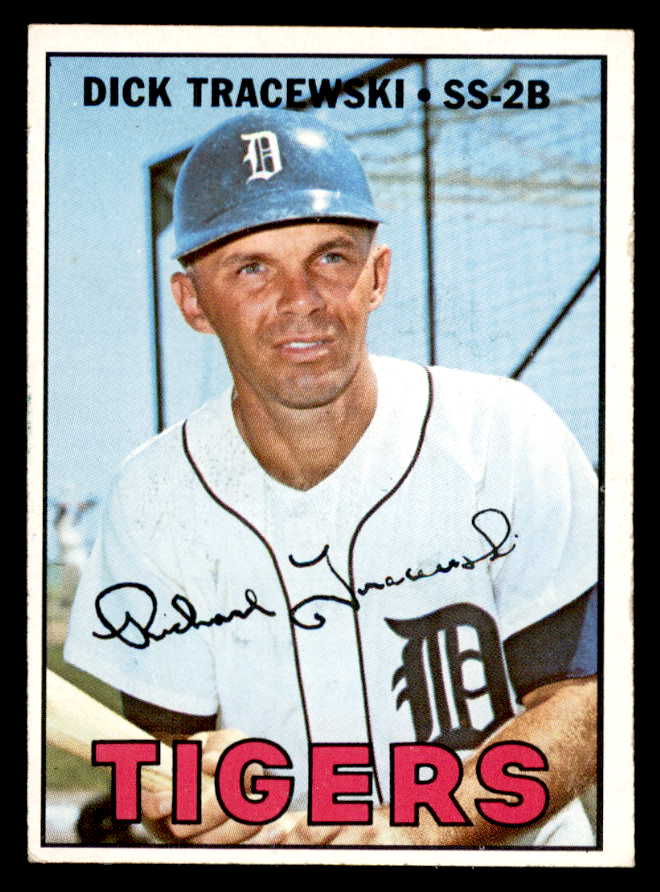 1967 Topps Baseball #559 Dick Tracewski Tigers EX 566025