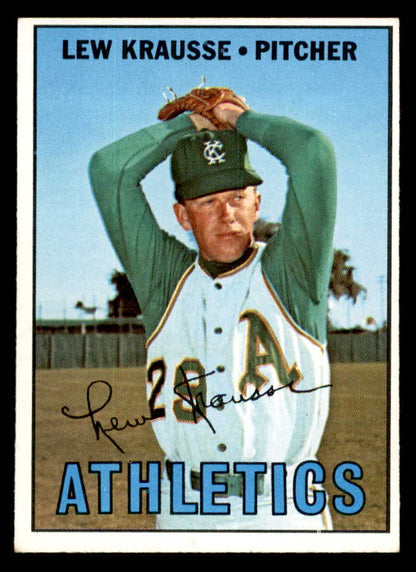 1967 Topps Baseball #565 Lew Krausse A's EX+/EX-MT 566039