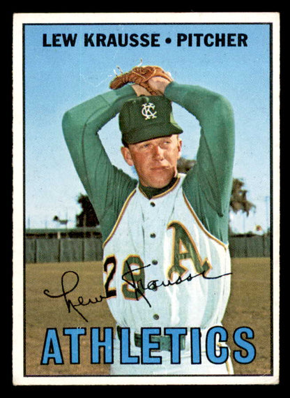 1967 Topps Baseball #565 Lew Krausse A's EX 566040