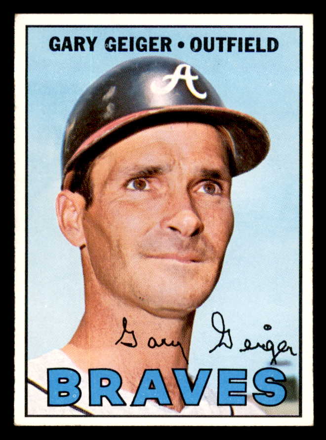 1967 Topps Baseball #566 Gary Geiger Braves EX+/EX-MT 566043