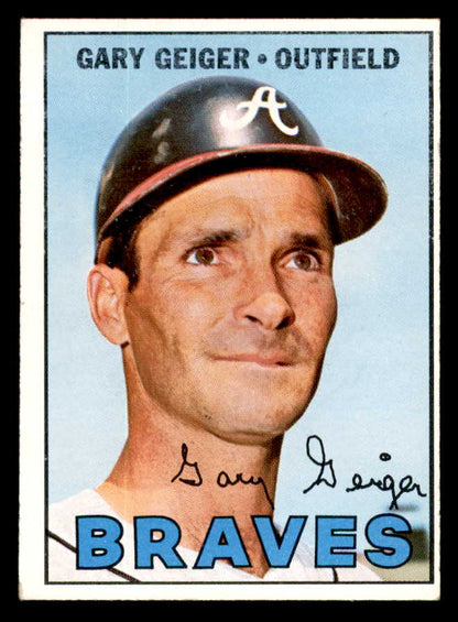 1967 Topps Baseball #566 Gary Geiger Braves EX 566044