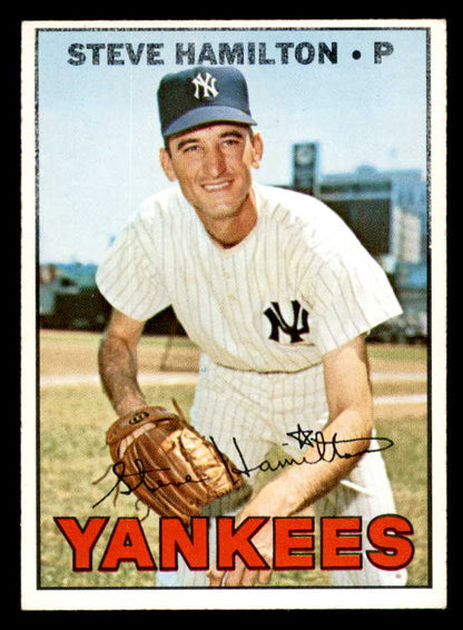 1967 Topps Baseball #567 Steve Hamilton Yankees NR-MT 566045