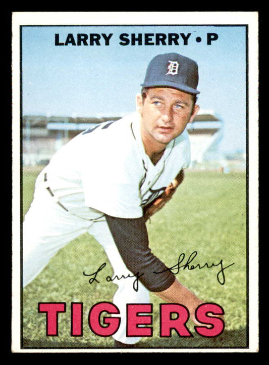 1967 Topps Baseball #571 Larry Sherry Tigers EX-MT 566054
