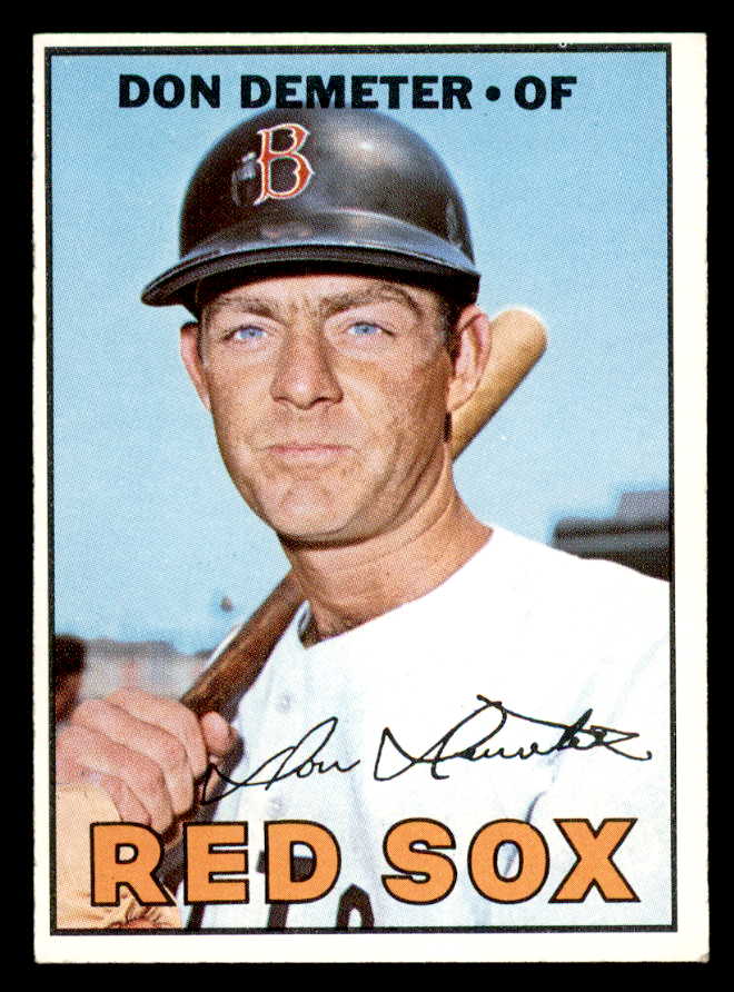 1967 Topps Baseball #572 Don Demeter Red Sox EX-MT 566056