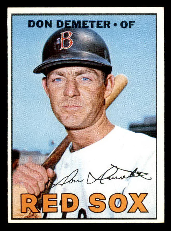 1967 Topps Baseball #572 Don Demeter Red Sox EX-MT 566058