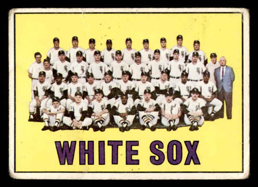 1967 Topps Baseball #573 Chicago White Sox Team Good 566061