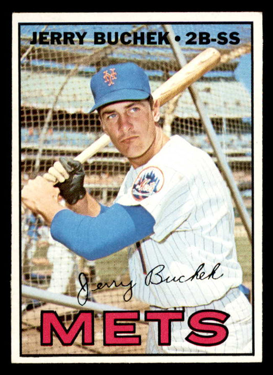 1967 Topps Baseball #574 Jerry Buchek Mets EX-MT 566062