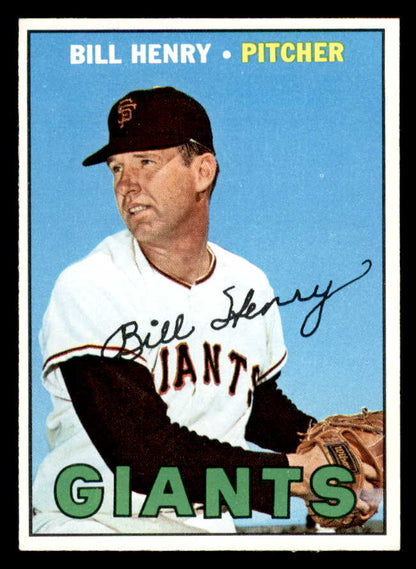 1967 Topps Baseball #579 Bill Henry Giants NR-MT 566075