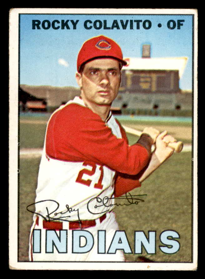 1967 Topps Baseball #580 Rocky Colavito Indians VG/VG-EX 566080