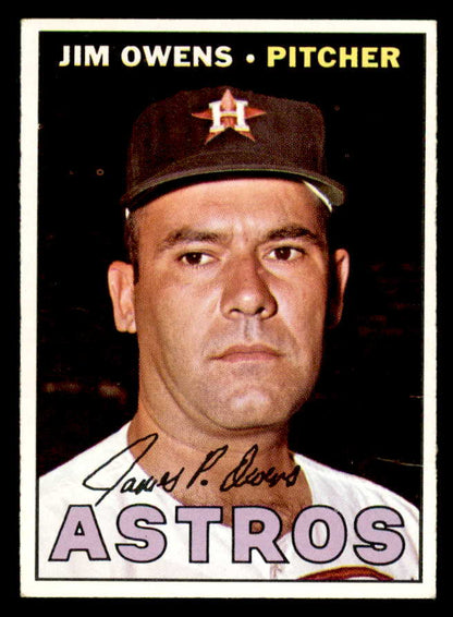 1967 Topps Baseball #582 Jim Owens Astros NR-MT 566081