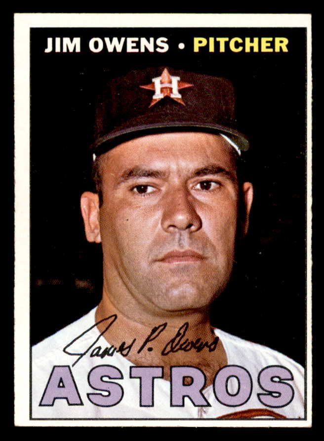 1967 Topps Baseball #582 Jim Owens Astros EX-MT 566082