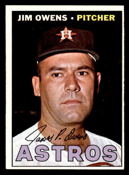1967 Topps Baseball #582 Jim Owens Astros EX-MT 566082