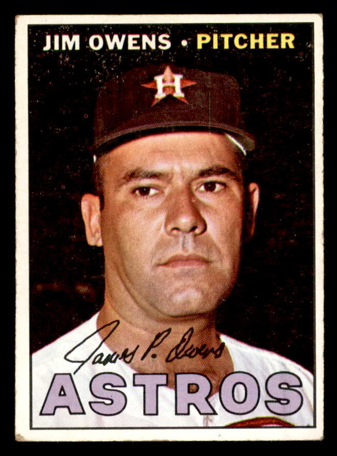1967 Topps Baseball #582 Jim Owens Astros VG-EX 566083