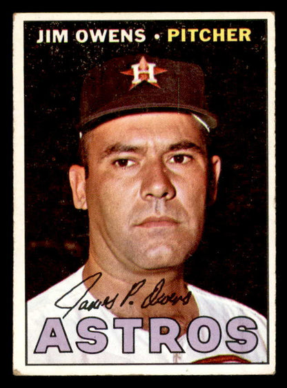 1967 Topps Baseball #582 Jim Owens Astros VG-EX 566083