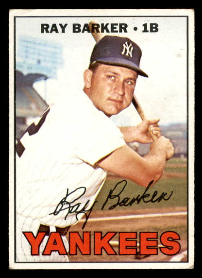 1967 Topps Baseball #583 Ray Barker Yankees VG-EX 566085