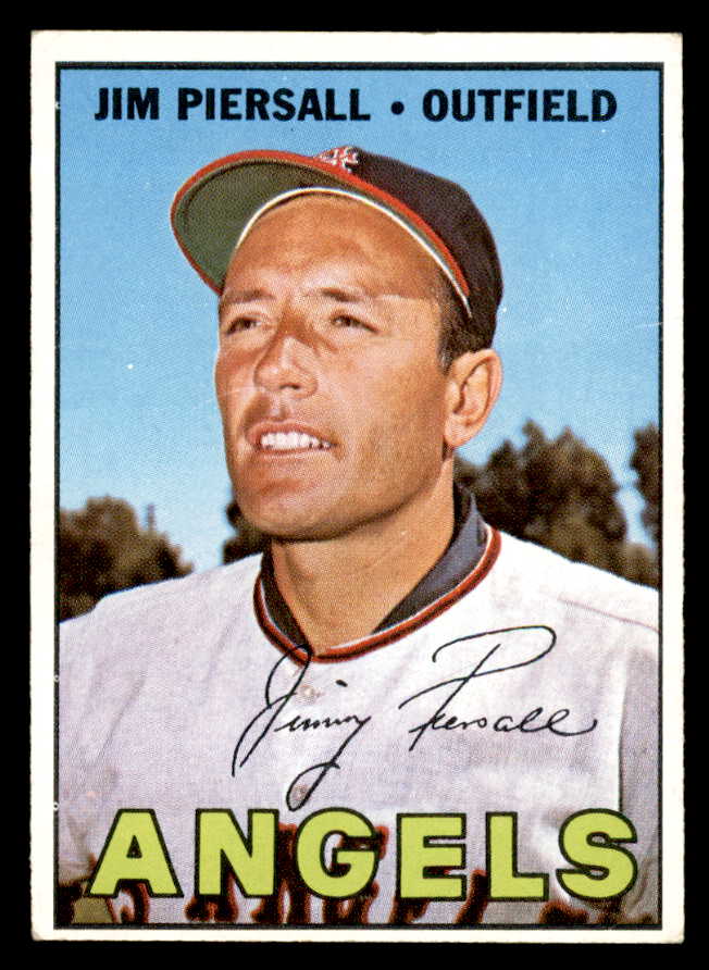 1967 Topps Baseball #584 Jim Piersall Angels EX+/EX-MT 566086