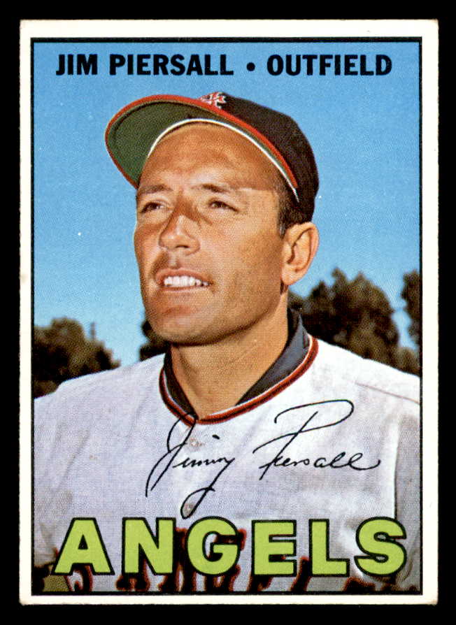 1967 Topps Baseball #584 Jim Piersall Angels EX 566087