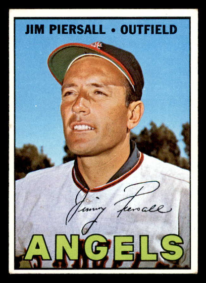 1967 Topps Baseball #584 Jim Piersall Angels EX 566087