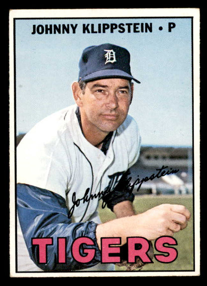 1967 Topps Baseball #588 Johnny Klippstein Tigers Good 566099