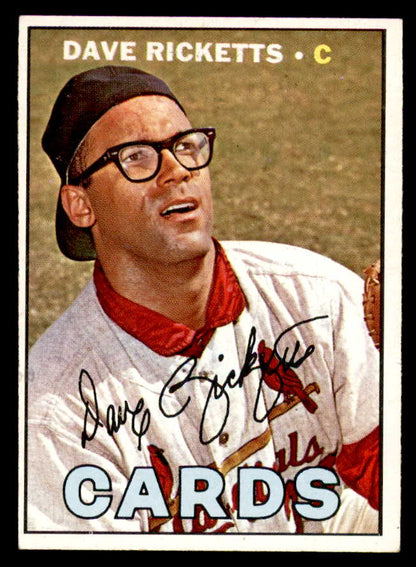 1967 Topps Baseball #589 Dave Ricketts Cardinals EX-MT 566100