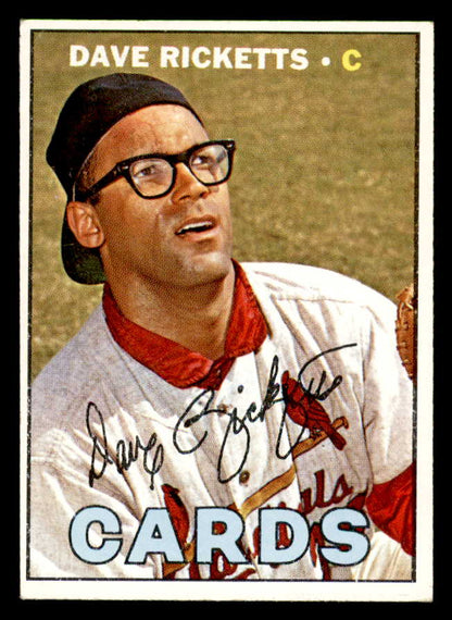 1967 Topps Baseball #589 Dave Ricketts Cardinals EX-MT 566101