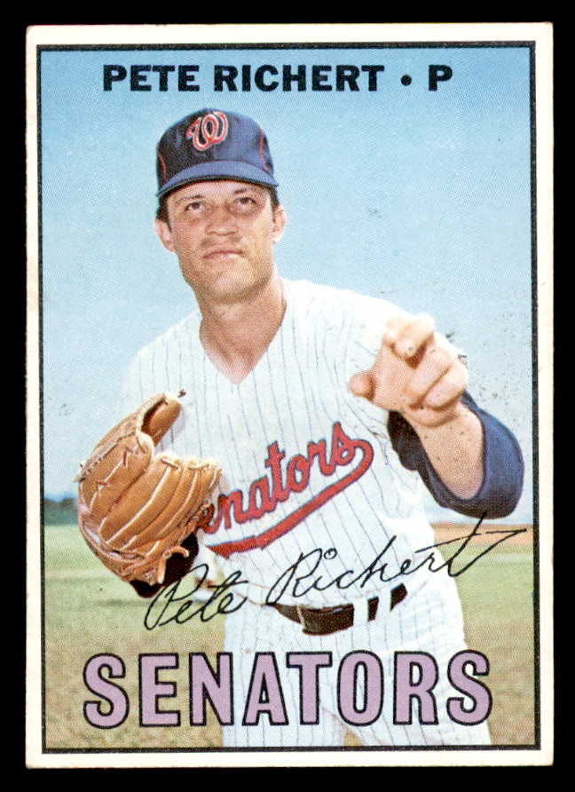 1967 Topps Baseball #590 Pete Rickert Senators NR-MT 566103