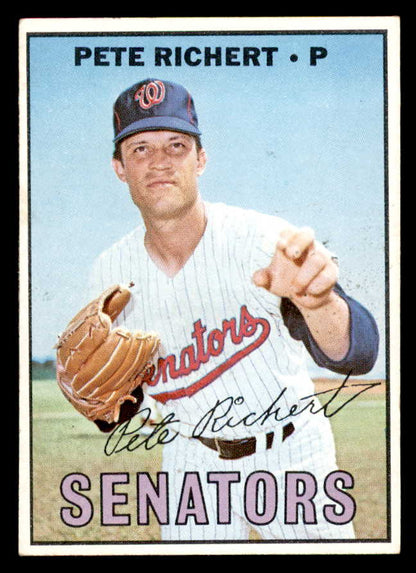 1967 Topps Baseball #590 Pete Rickert Senators NR-MT 566103