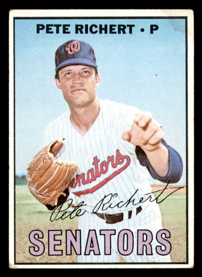 1967 Topps Baseball #590 Pete Rickert Senators VG-EX 566105