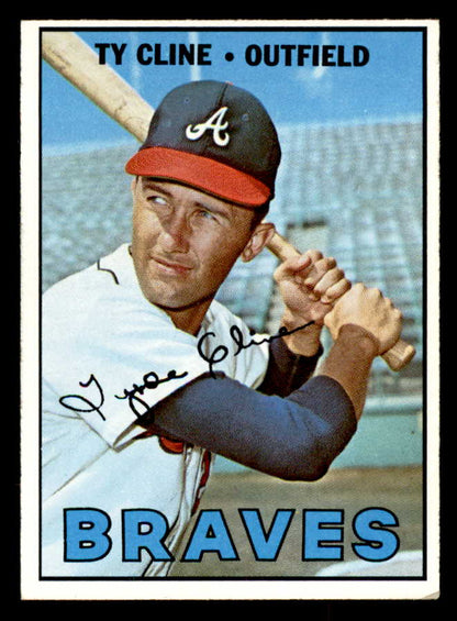 1967 Topps Baseball #591 Ty Cline Braves EX-MT 566107