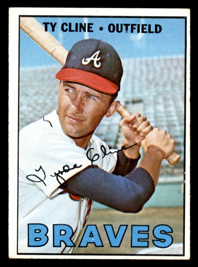 1967 Topps Baseball #591 Ty Cline Braves VG-EX 566108