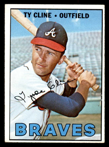 1967 Topps Baseball #591 Ty Cline Braves VG-EX 566108