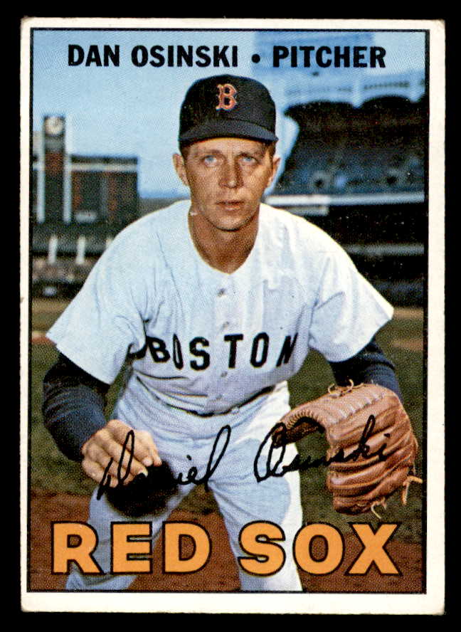 1967 Topps Baseball #594 Dan Osinski Red Sox VG-EX 566117