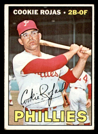 1967 Topps Baseball #595 Cookie Rojas Phillies VG-EX 566118