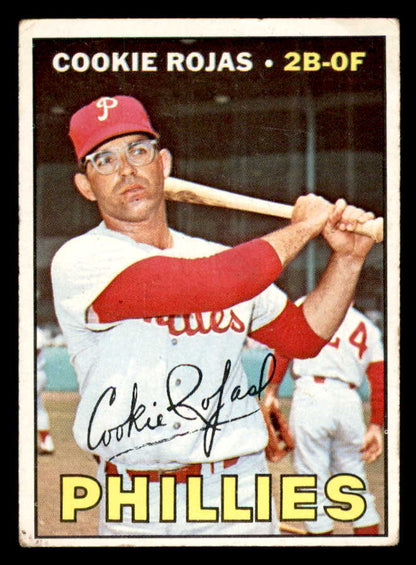 1967 Topps Baseball #595 Cookie Rojas Phillies VG 566119