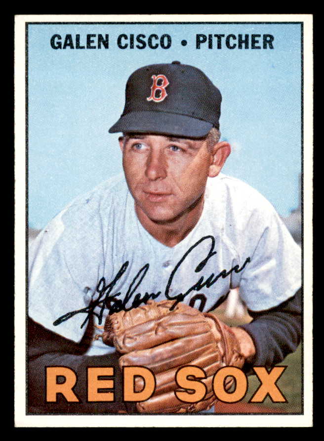 1967 Topps Baseball #596 Galen Cisco Red Sox NR-MT 566120