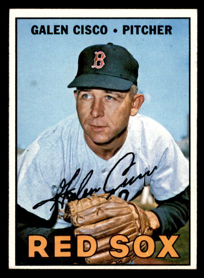 1967 Topps Baseball #596 Galen Cisco Red Sox VG-EX 566122