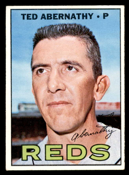 1967 Topps Baseball #597 Ted Abernathy Reds EX 566126