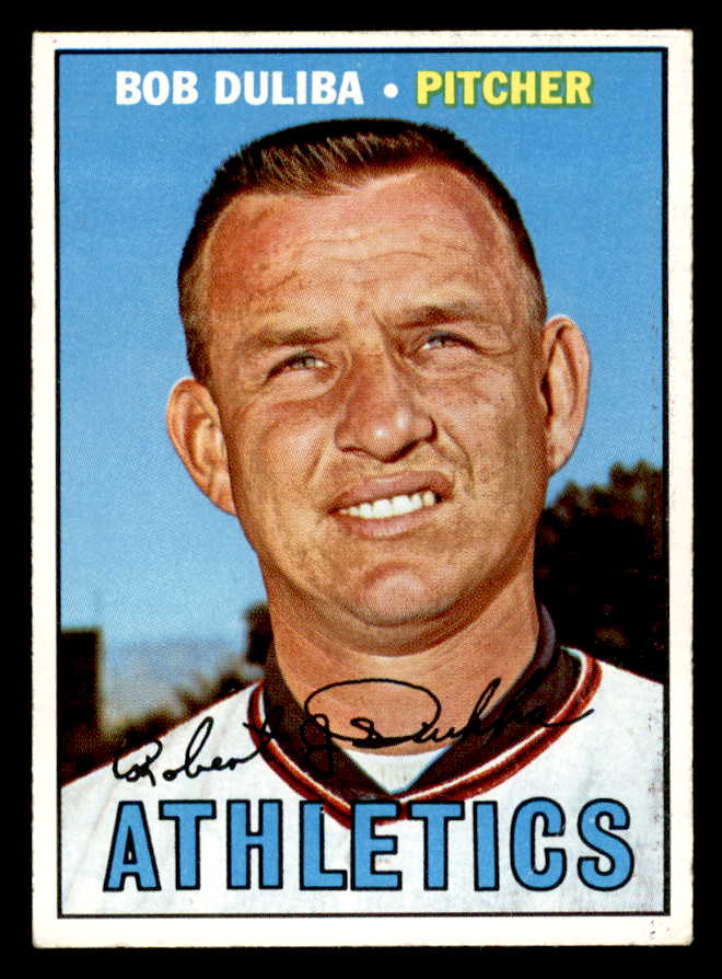 1967 Topps Baseball #599 Bob Duliba A's VG 566132