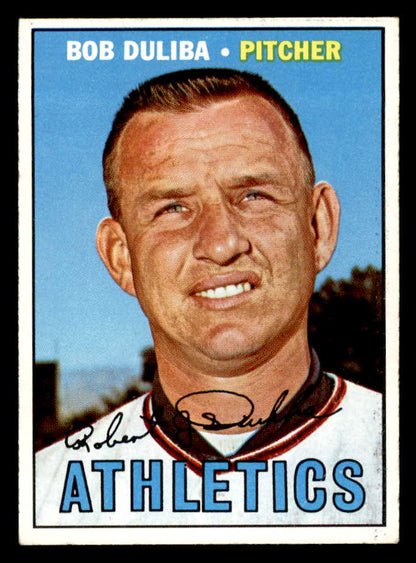 1967 Topps Baseball #599 Bob Duliba A's VG 566132
