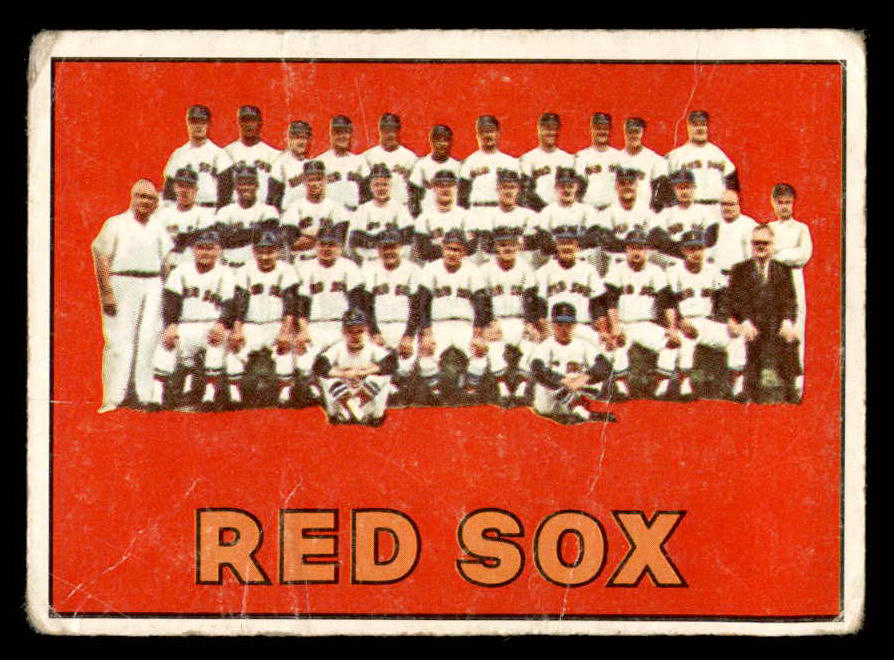 1967 Topps Baseball #604 Boston Red Sox Team Poor 566144