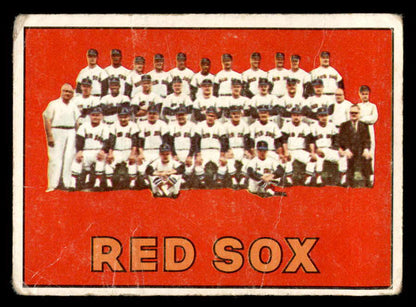 1967 Topps Baseball #604 Boston Red Sox Team Poor 566144