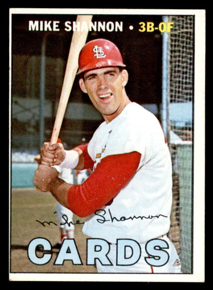 1967 Topps Baseball #605 Mike Shannon Cardinals EX 566147
